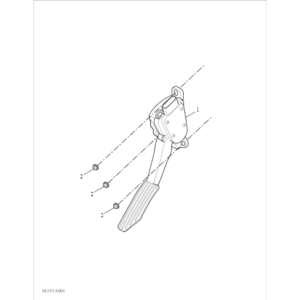 Maxus T90 EV 2021-2024 Accelerator Pedal B00003507