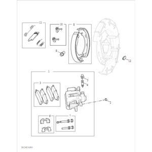 Maxus T90 EV 2021-2024 Rear Mechanical Brakes C00092139