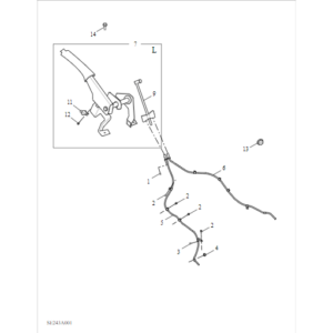 Maxus T90 EV 2021-2024 Mechanical Parking Brakes B00004762