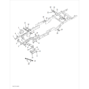 Maxus T90 EV 2021-2024 Frame C00056259