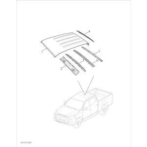 Maxus T90 EV 2021-2024 Roof Framing C00048698-4100