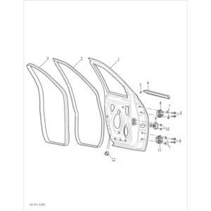 Maxus T90 EV 2021-2024 Front Side Closure C00048780