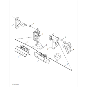 Maxus T90 EV 2021-2024 E/Gate Handle And Lock C00102743