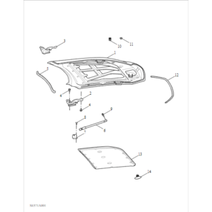 Maxus T90 EV 2021-2024 Hood C00003839