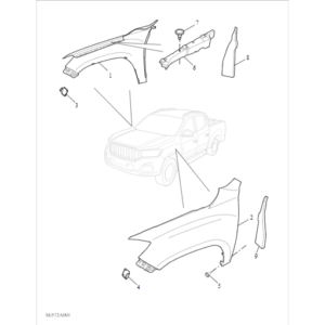 Maxus T90 EV 2021-2024 Fenders C00113932