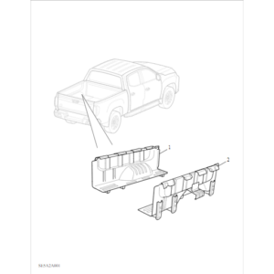 Maxus T90 EV 2021-2024 Side Panel C00242105-4100