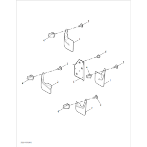 Maxus T90 EV 2021-2024 Mud Guard C00004540