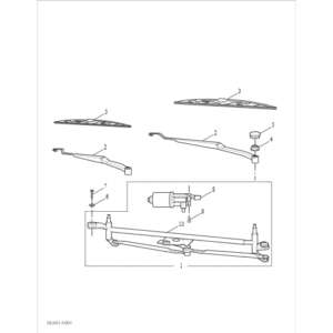 Maxus T90 EV 2021-2024 Front Wiper C00023235