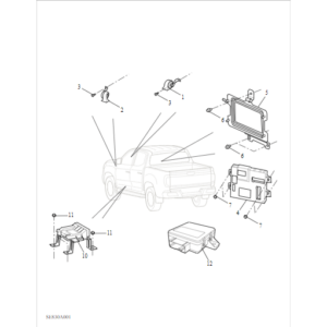 Maxus T90 EV 2021-2024 Body Interior & Exterior Electronics C00544364