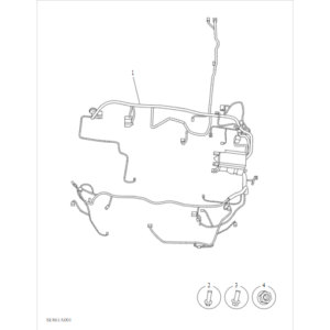 Maxus T90 EV 2021-2024 Engine Compartment Harness B00003507