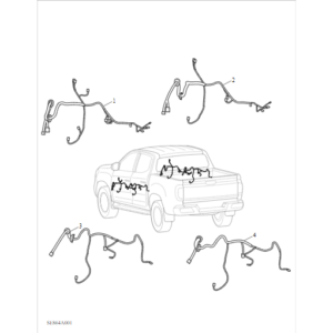 Maxus T90 EV 2021-2024 Door Harness C00072393