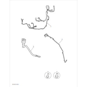Maxus T90 EV 2021-2024 Battery Cable B00005330