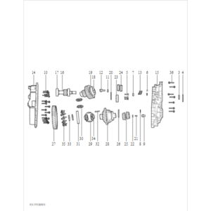 Maxus Deliver 3 2018-2019 The Internal Parts Of Reduction C00211169