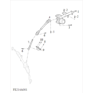 Maxus Deliver 3 2018-2019 Steering Column C00210545