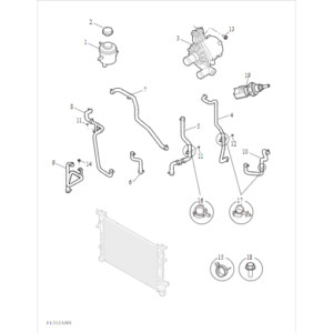Maxus Deliver 3 2018-2019 Coolant Plumbing & Hardware C00075228