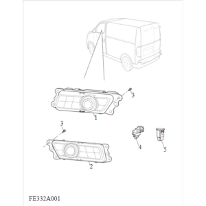 Maxus Deliver 3 2018-2019 Front Interior Control C00033625