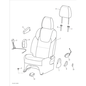 Maxus Deliver 3 2018-2019 Front Seat(Left) C00268271