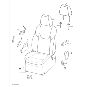 Maxus Deliver 3 2018-2019 Front Seat Right C00268271