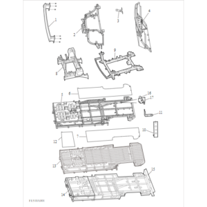 Maxus Deliver 3 2018-2019 Body Lower Structure C00135626