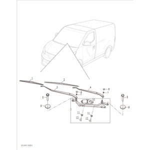 Maxus Deliver 3 2018-2019 Front Wiper C00188866