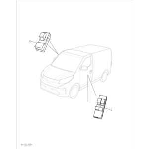Maxus Deliver 3 2018-2019 Window Lift Switch C00100426