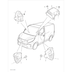 Maxus Deliver 3 2018-2019 Air Bag Control Unit B00003507