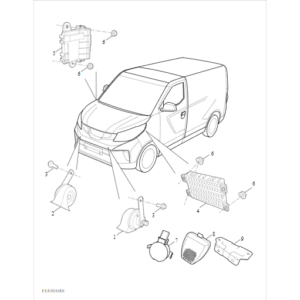 Maxus Deliver 3 2018-2019 Body Interior & Exterior Electronics C00215511
