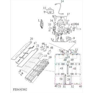 Maxus Deliver 3 2018-2019 The Internal Parts Of Power Battery 35Kw C00225268