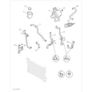 Maxus Deliver 3 2020-2024 Coolant Plumbing & Hardware C00075228