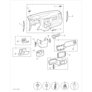 Maxus Deliver 3 2020-2024 Instrument Panel C00194268