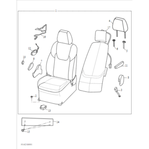 Maxus Deliver 3 2020-2024 Front Seat Right C00489677