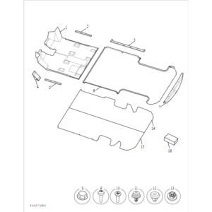 Maxus Deliver 3 2020-2024 Floor Trim C00285209