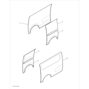 Maxus Deliver 3 2020-2024 Outer Framing C00310232-4100