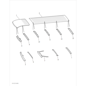 Maxus Deliver 3 2020-2024 Roof Framing C00323909-4100