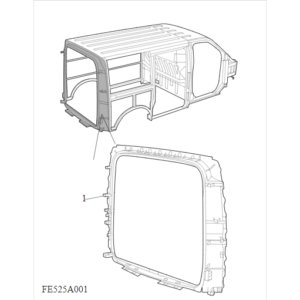 Maxus Deliver 3 2020-2024 Rear Framing C00295952-4100