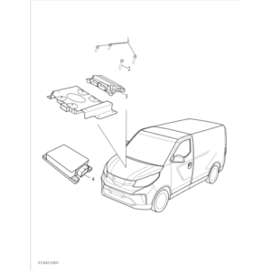 Maxus Deliver 3 2020-2024 Moudule-Electric Vehicle Control Unit C00363088