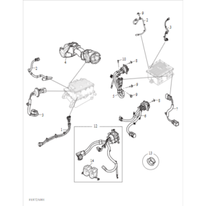 Maxus Deliver 3 2020-2024 High Voltage Harness C00353974