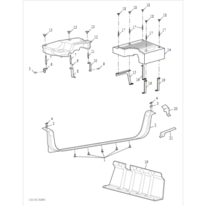 Maxus MIFA 9 2021-2024 Engine Shield C00563038