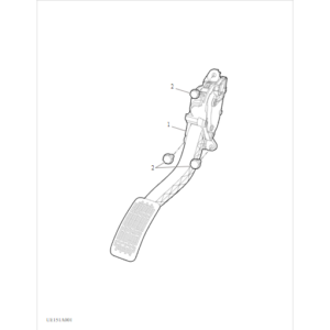 Maxus MIFA 9 2021-2024 Accelerator Pedal C00334086