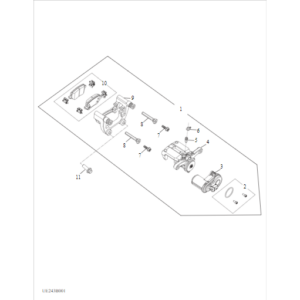 Maxus MIFA 9 2021-2024 Rear Electric Parking Brakes B00005854