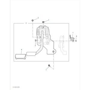 Maxus MIFA 9 2021-2024 Brake Pedal C00069920