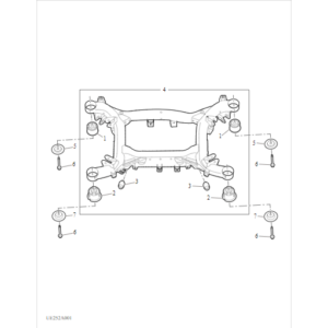 Maxus MIFA 9 2021-2024 Rear Sub C00165211
