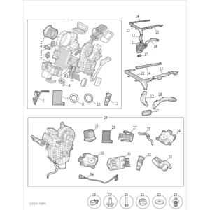 Maxus MIFA 9 2021-2024 Rear Interior Airflow C00448421