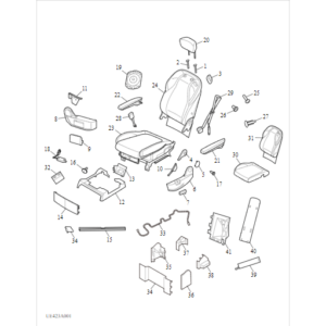 Maxus MIFA 9 2021-2024 Second Row Manual Single Seat（Lh/Rh) C00560401