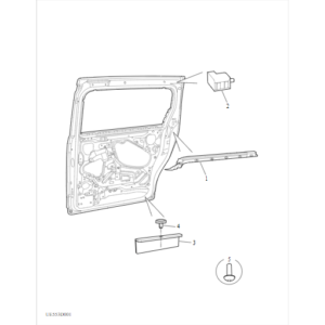 Maxus MIFA 9 2021-2024 Side Sliding Door C00069105