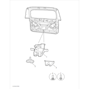 Maxus MIFA 9 2021-2024 Rear Door Hood C00112093