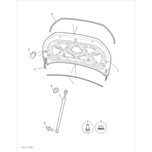 Maxus MIFA 9 2021-2024 Hood B00003508