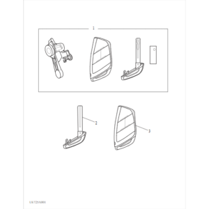 Maxus MIFA 9 2021-2024 Ignition Switch And Key C00312719