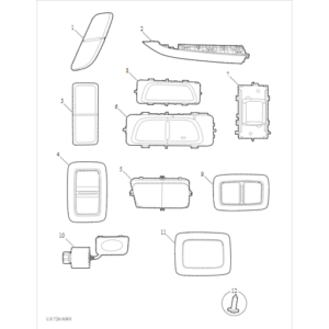 Maxus MIFA 9 2021-2024 Accessory Switch B00004839