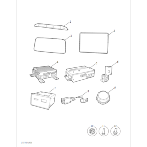 Maxus MIFA 9 2021-2024 Infotainment System B00003509